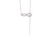 Eternal Love Necklace Women Rose Gold Inlaid With Full Diamonds Niche Design Crystal Element Clavicle Chain_ipsvogv.com
