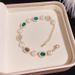 Korean Version New Colorful Pearl Minimalist Elegant Bracelet, Beautiful And Healing Style Fashionable Casual Bracelet_ipsvogv.com