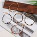 Instagram Style Light Luxury Natural Stone Handmade Beaded With Niche Design Stacked Bracelet_ipsvogv.com