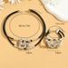 Women’s Jewelry Set Fashion Lucky Twisted Pendant Necklace Bracelet Set Double Layer Temperament Hot Selling Jewelry_ipsvogv.com