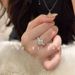 Glacier Love "high-end, Light Luxury, Clear And Cool, Water Droplet Zircon Pigeon Egg With Adjustable Opening Ring_ipsvogv.com