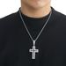 Men’s Jewelry Set Fashion Hip Hop Retro Pendant Micro Inlaid Zircon Black Personality Trendy Men's Hip Hop Pendant Necklace_ipsvogv.com