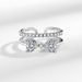 Korean New Bow Full Diamond Double-layer For Women, Fresh Niche, Simple Versatile, Fashionable And Elegant Style Ring_ipsvogv.com