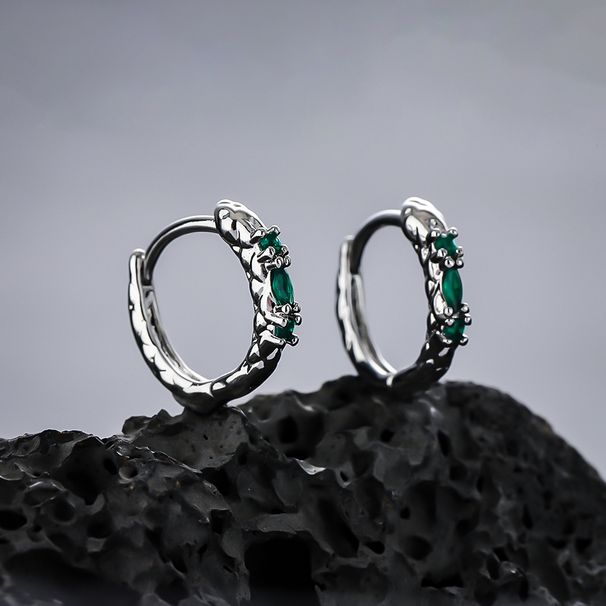 Spirit Snake Men's High-end, Versatile, Fashionable, Green Earrings, Women's Personalized Design Accessories_ipsvogv.com