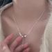 S Pure Silver Safety Necklace For Women, Niche Design, Exquisite And Versatile Temperament, Wheat Tassel Collarbone_ipsvogv.com