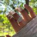 Camellia "Sparkling Micro Set Zircon Full Diamond Flower Ring With Clear Cold Feeling, Light Luxury, Exquisite And High_ipsvogv.com