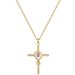 】 Cross 【 Light Luxury Charm Gorgeous Full Diamond Necklace Women's Versatile Clavicle Titanium Steel Chain 【 】_ipsvogv.com