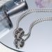 Hip hop style skull luck beads titanium steel necklace men's trendy high end versatile rotatable small waist sweater chain women_ipsvogv.com