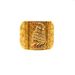 Sand Jewelry, Gold-plated Smooth Sailing, Sandblasted Men's Domineering And Wealthy Gold Living Ring, Ring_ipsvogv.com
