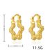 Unisex Metal Spiral Five Pointed Star Earrings Spring And Summer New Style Simple Personality Fashion Star Earrings_ipsvogv.com