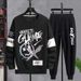Men's Clothing Casual sports suit sweatshirt men's spring and autumn printed men's autumn clothes loose two piece suit men's clothing wholesale_ipsvogv.com
