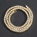 Cross Necklace Full Single Row Diamond Tennis Chain Pendant Electroplated Alloy Hip Hop Trend_ipsvogv.com