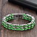 Trendy Motorcycle Chain Rock Style Bicycle Men's Hip-Hop Stainless Steel Bracelet_ipsvogv.com