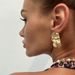 Unique Lava Liquid Irregular Wrinkle Design Fashion Earrings For Women_ipsvogv.com