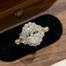 Handheld Flower Large Zircon Pigeon Egg Index Finger Ring, Light Luxury Atmospheric Design, Exquisite And Versatile,_ipsvogv.com