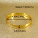 Dubai Light Plate Color Preserved Arab Ethiopian Bridal Bracelet Gift_ipsvogv.com