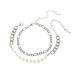 Minimalist Style Personality Fashion Creative Versatile Niche Spliced Pearl Men's Bracelet_ipsvogv.com