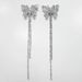 trend jewelry simple long butterfly earrings temperament full diamond tassel rhinestone earrings women's earrings_ipsvogv.com
