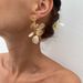 Elegant And Luxurious Leaf Pendant Metal Three-Dimensional Studs New Women's Earrings_ipsvogv.com