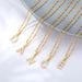 popular retro jewelry English letters copper zircon water wave chain pendant stainless steel chain letter necklace_ipsvogv.com