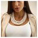 Pearl Fashion Exaggerated Ladies String Pearl Clavicle Multi Layer Necklace_ipsvogv.com