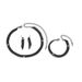 Women’s Jewelry Set Fashion Jewelry Simple Full Diamond Black Personality Clavicle Chain Necklace Earrings Bracelet Set_ipsvogv.com