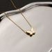 Japanese and Korean fashion butterfly titanium steel necklace with a minimalist temperament and a niche collarbone chain_ipsvogv.com