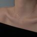 Cross Necklace For Women, Light Luxury, Niche Design, Full Diamond Collarbone Chain, Temperament, Stainless Steel_ipsvogv.com