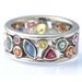 Cao Shi's Best-selling Exquisite Geometric Pattern Hollowed Out With Diamond Multi-color Rings For Women's Minimalist_ipsvogv.com