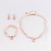 Summer Dopamine Sweet Crushed Stone Butterfly Necklace Women's Vacation Style Bead Versatile Accessories_ipsvogv.com