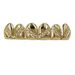Hot Sale Hip Hop Braces Real Gold Electroplating Smooth Twill Style Teeth Grill_ipsvogv.com