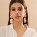 Personalized And Exaggerated Metal Hat Pendant For Women With High-end Texture Earrings_ipsvogv.com