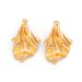 Geometric Irregular Wrinkle Liquid Lava Style Women's Earrings Studs_ipsvogv.com