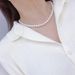 Fashion Simple Glass Pearl Necklace Ins Trendy Pearl Necklace For Women_ipsvogv.com