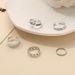 Hot Selling Rin, Double Layered Opening, Personalized Cold And Indifferent Style, Love Combination, 5-piece Set Of_ipsvogv.com