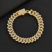Personality Inlaid Dia Fashion OL Light Men's Bracelet Hip Hop Niche Design Hand Jewelry_ipsvogv.com