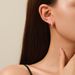 Unisex High Grade Color Enamel Copper Plated Real Gold Earrings Temperament Fashion Commuting Copper Inlaid Zircon Ear Buckle Earrings For Women_ipsvogv.com