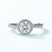 Moissanite Light Luxury Diamond Ring Female S925 Silver Inlaid One Carat Moissanite Wedding Ring Couple Ring_ipsvogv.com