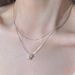 S Pure Silver Double-layer Layered Pearl Necklace For Women With A Niche Design, High-end Temperament, Personality,_ipsvogv.com