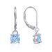 Simple Long Natural Topaz Earrings New Garnet S925 Sterling Silver Inlaid Colored Gemstone Earrings Fashion_ipsvogv.com