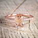 Rose Gold Plated Engagement Ring with Exquisite Micro Set Zircon Strip_ipsvogv.com
