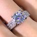 Cao Shi's New Wedding Classic Four Claw Zircon Crystal Fashion Engagement Proposal Ring For Women_ipsvogv.com