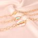 New Minimalist, Fashionable And Versatile Bracelet, Creative Alloy, Natural Seashell Package, Gold Edged Bracelet For_ipsvogv.com