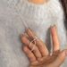 New Bowknot Ribbon Necklace Sweet Delicate Gentle Lines Women's Choker Fashion Niche Personality Sweater Chain_ipsvogv.com