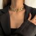 Rhombus O-shaped Necklace Women's Collarbone Chainsimple And Versatile Temperament Collar Personalized Niche Design Trend_ipsvogv.com