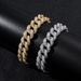 Unisex Hip Hop Bracelet 15mm Bubble Pavé Zircon Cuban Chain Personality Trendy Men's Hip Hop Bracelet_ipsvogv.com