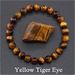 Agate Tiger Eye Crystal Natural Stone Elastic Rope Bead Bracelet For Men And Women_ipsvogv.com