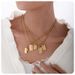 tarot necklace women's fashion inlaid zircon pendant popular light luxury ins sweater chain clavicle chain_ipsvogv.com