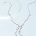 New Women's Accessories, Personalized Long Fringed Necklace, European And American Sexy Irregular Full Diamond Neck Chain_ipsvogv.com