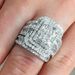 Cao Shi's new ring luxury exaggerated women's diamond pair ring set ring women's wedding ring_ipsvogv.com
